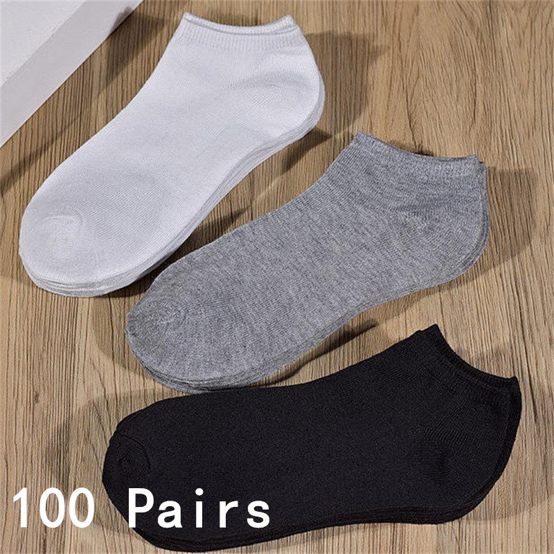 No Show Sock Women - Atacado 50/100 Pares de Meias Invisíveis