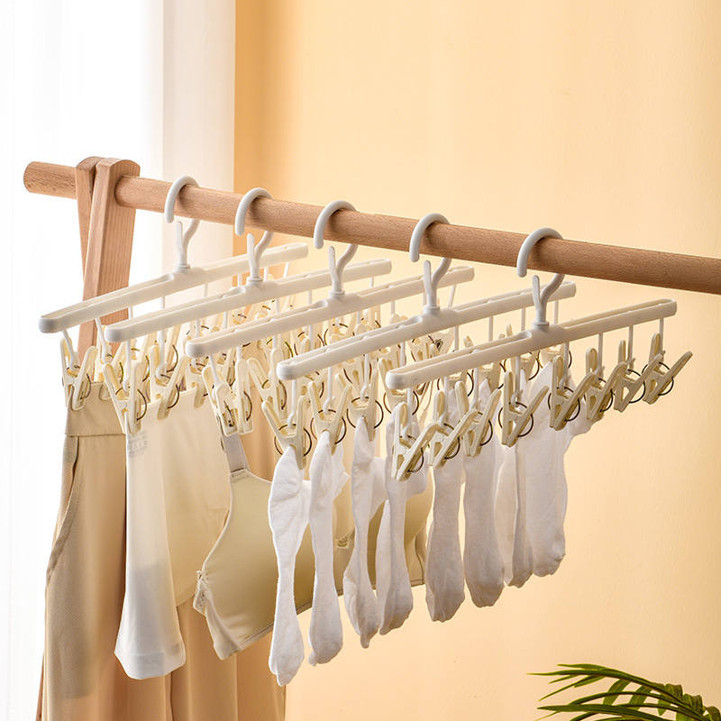 Sock Organizer Tray - Multi-Function Secagem Rack com Clip, Suporte
