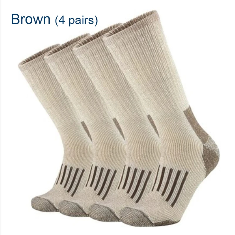 Wool Hiking Sock - 80% meias de lã engrossar quente