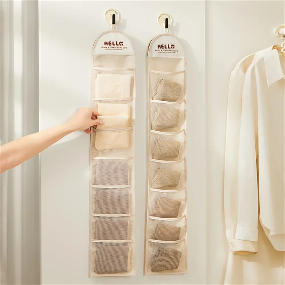 Sock Organizer Tray - Bolsas de Armazenamento Multicamadas para Pendurar,