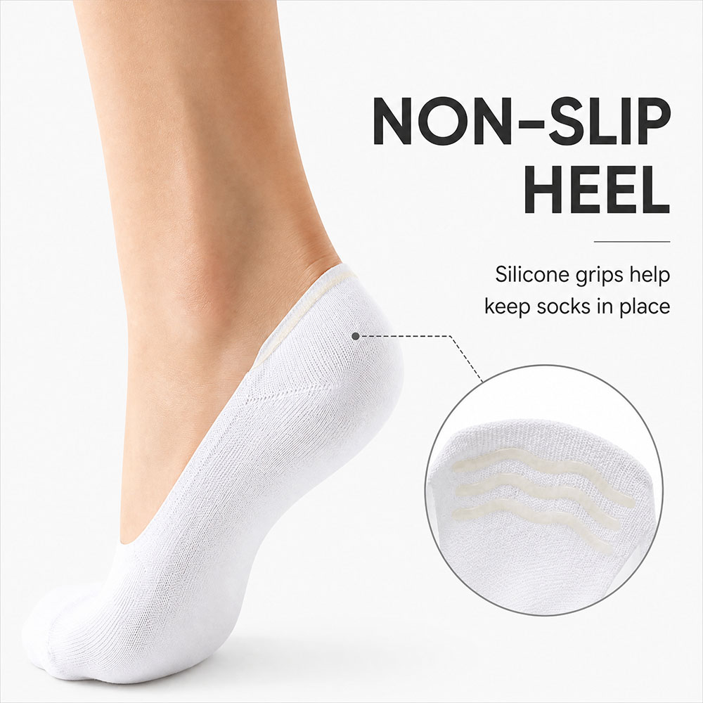 6 Pares de Meias Invisíveis Un - Invisibility Sock Loafer avaliação e preço