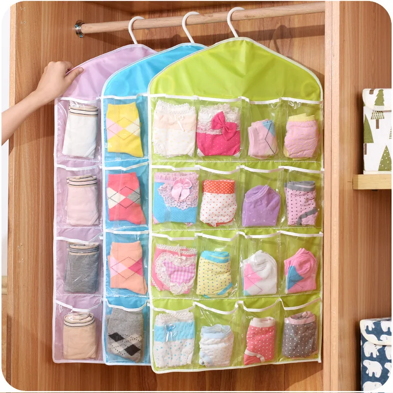 16 bolsos guarda-roupa claro p - Sock Organizer Tray avaliação e preço