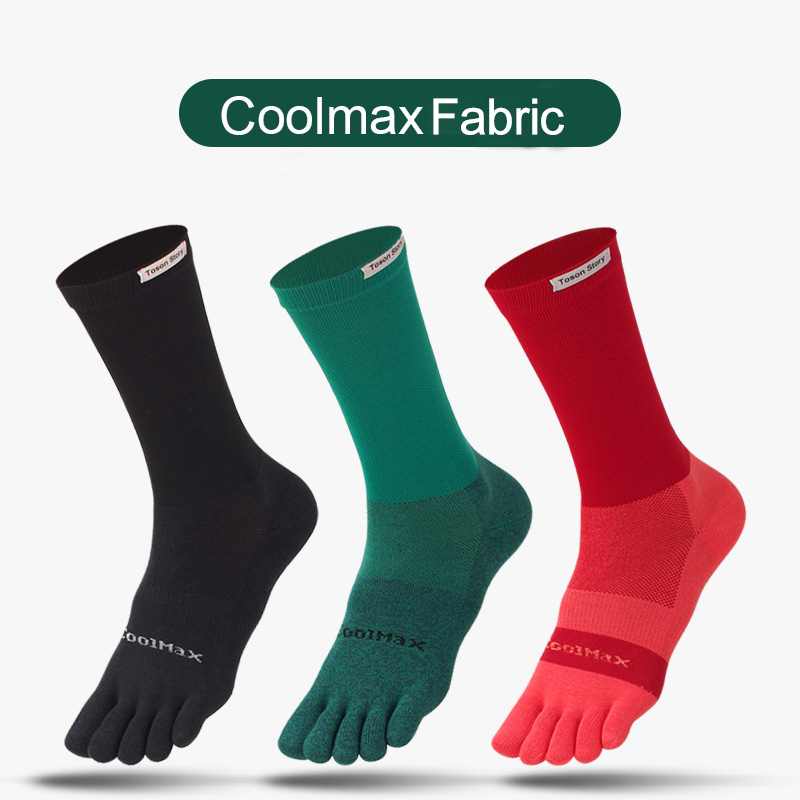 1/5 Pares de Meias Masculinas  - Toe Sock Split avaliação e preço