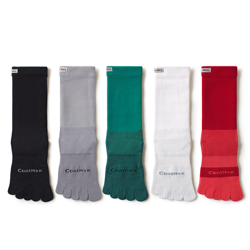1/5 Pares de Meias Masculinas  - Toe Sock Split avaliação e preço