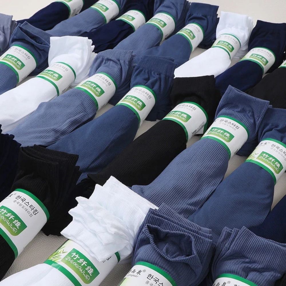 10 pares de meias masculinas d - Silk Sock Bamboo avaliação e preço