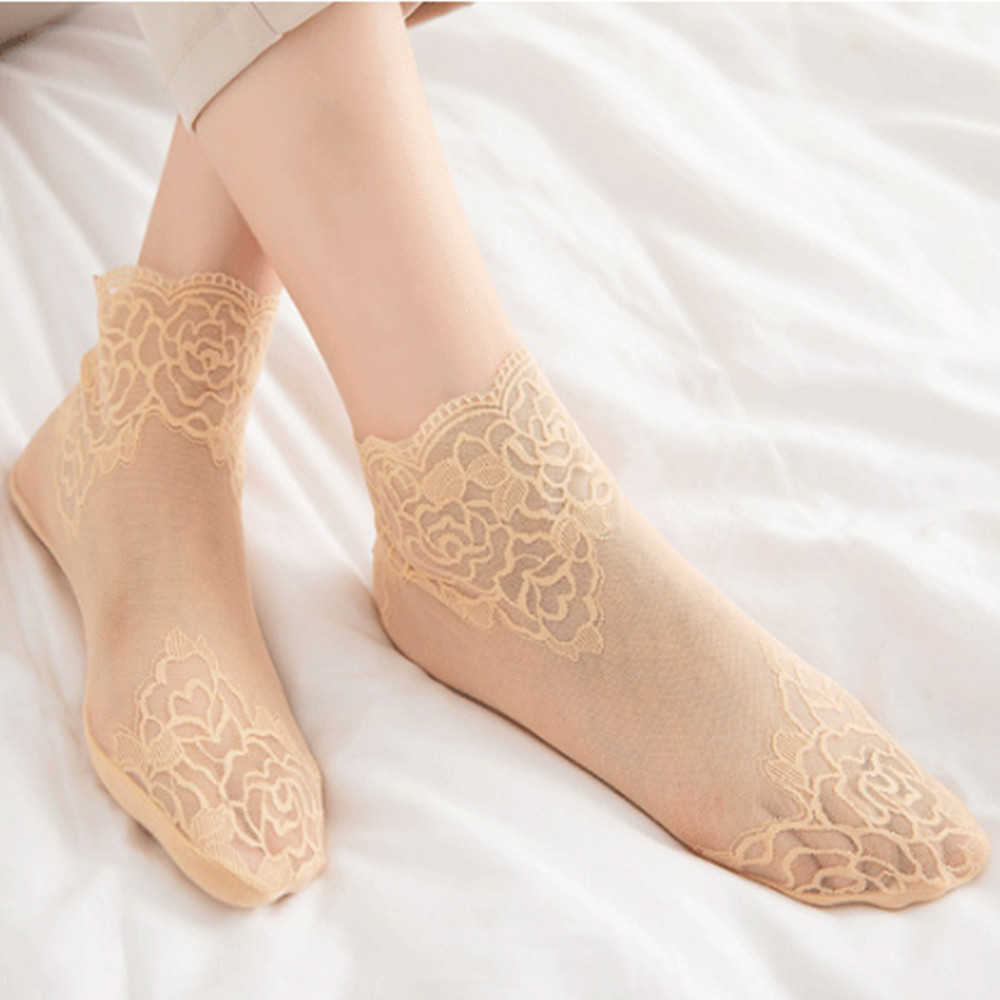 Meias femininas finas de renda - Invisibility Sock Loafer avaliação e preço