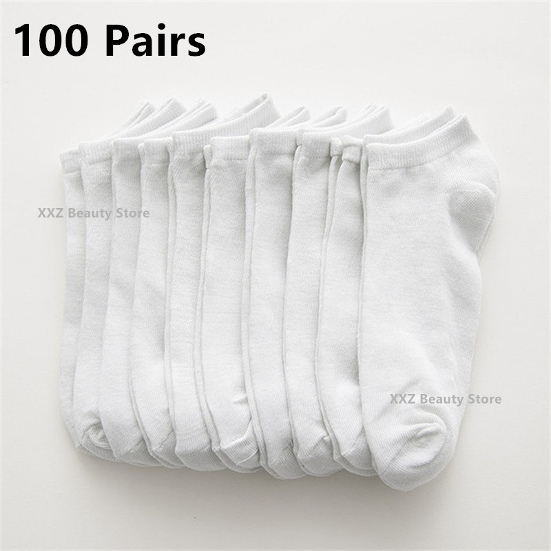 Atacado 50/100 Pares de Meias  - No Show Sock Women avaliação e preço