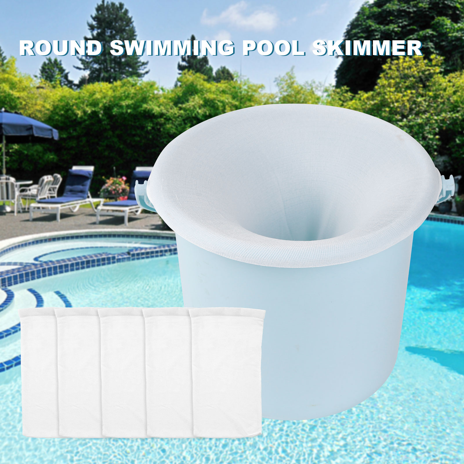 100-5 pçs piscina skimmer meia - Sock Organizer Tray avaliação e preço