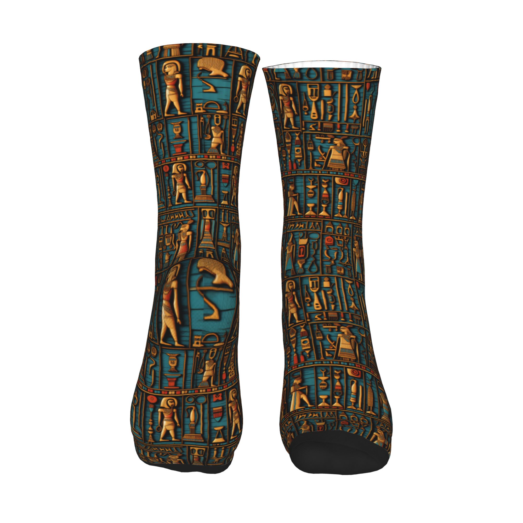 Meias masculinas com hieróglif - Dress Sock Men avaliação e preço